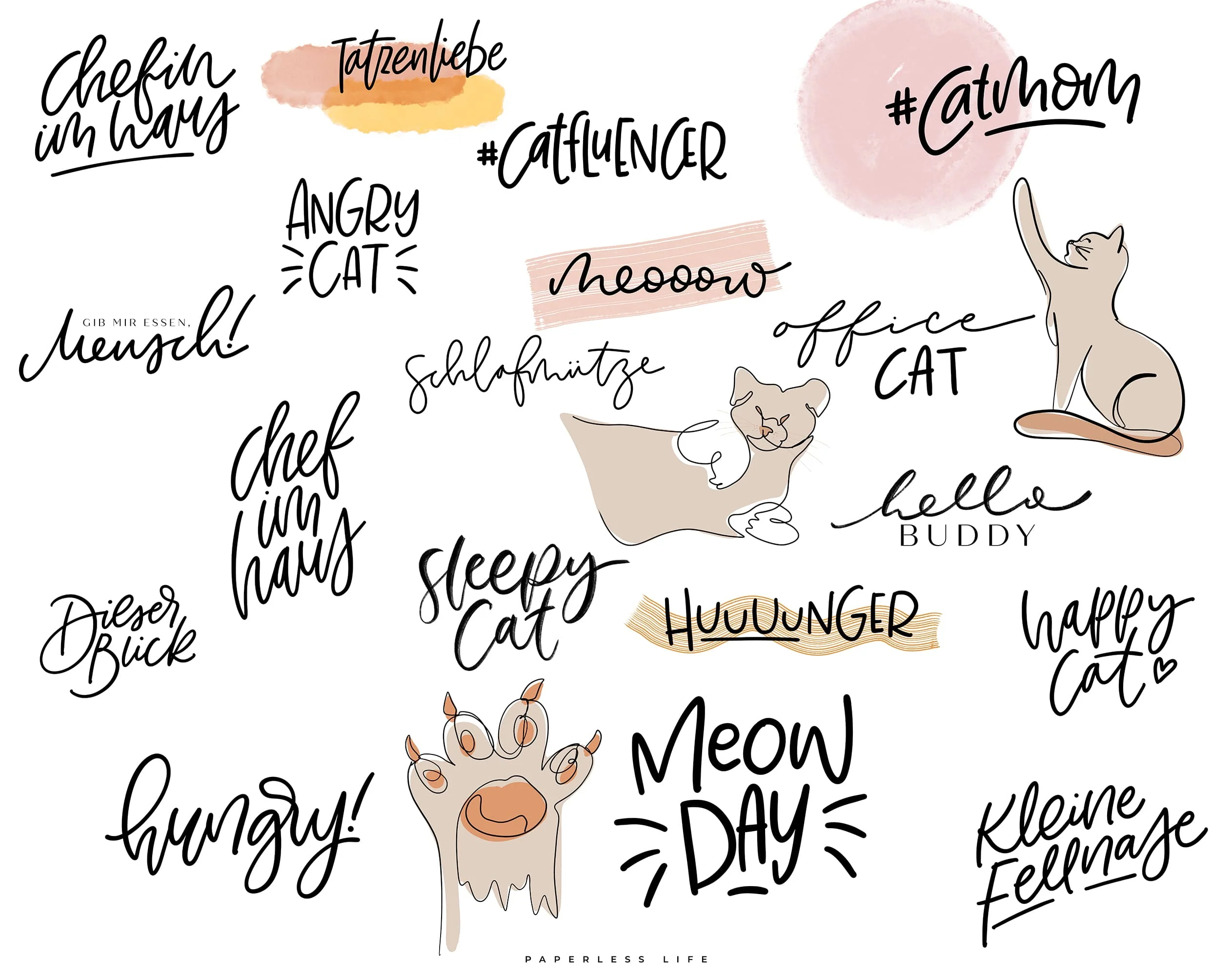 80+ Instagram Story Sticker - 🐈 Katzen - Image 3