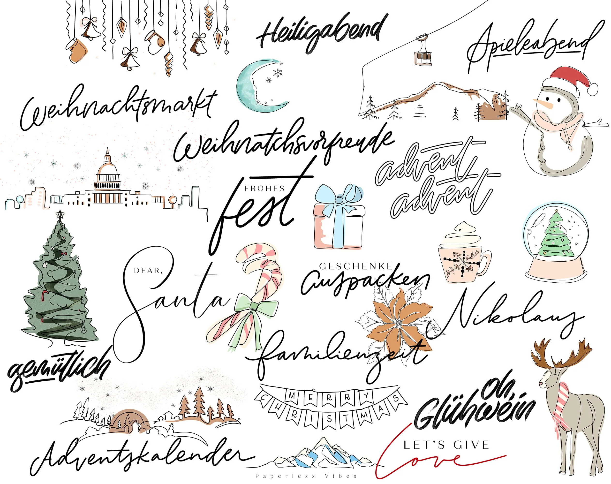 185 Instagram Story Sticker 🎄Weihnachten - Image 4