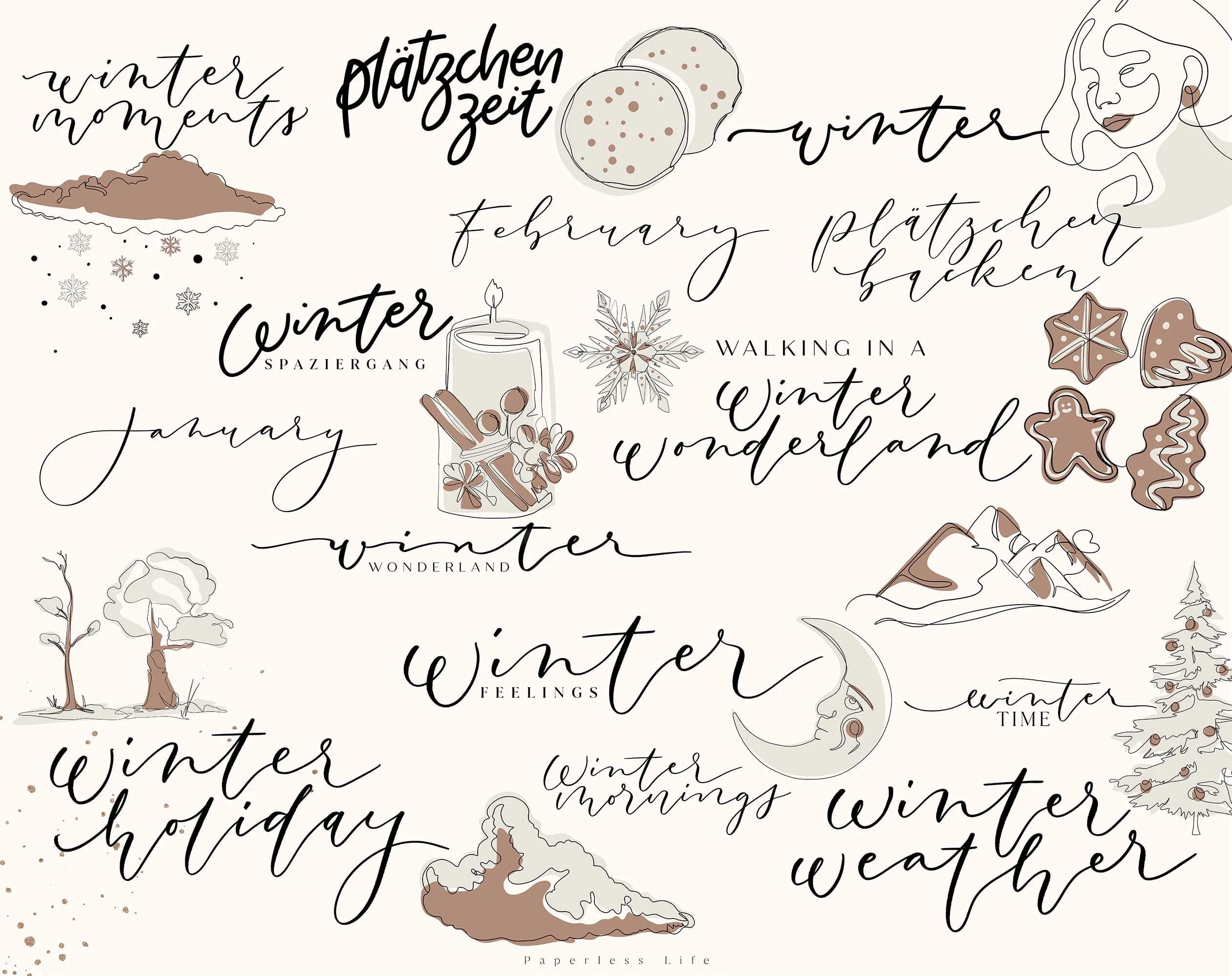 150+ Instagram Story Sticker - ❄️ Winter - Image 4