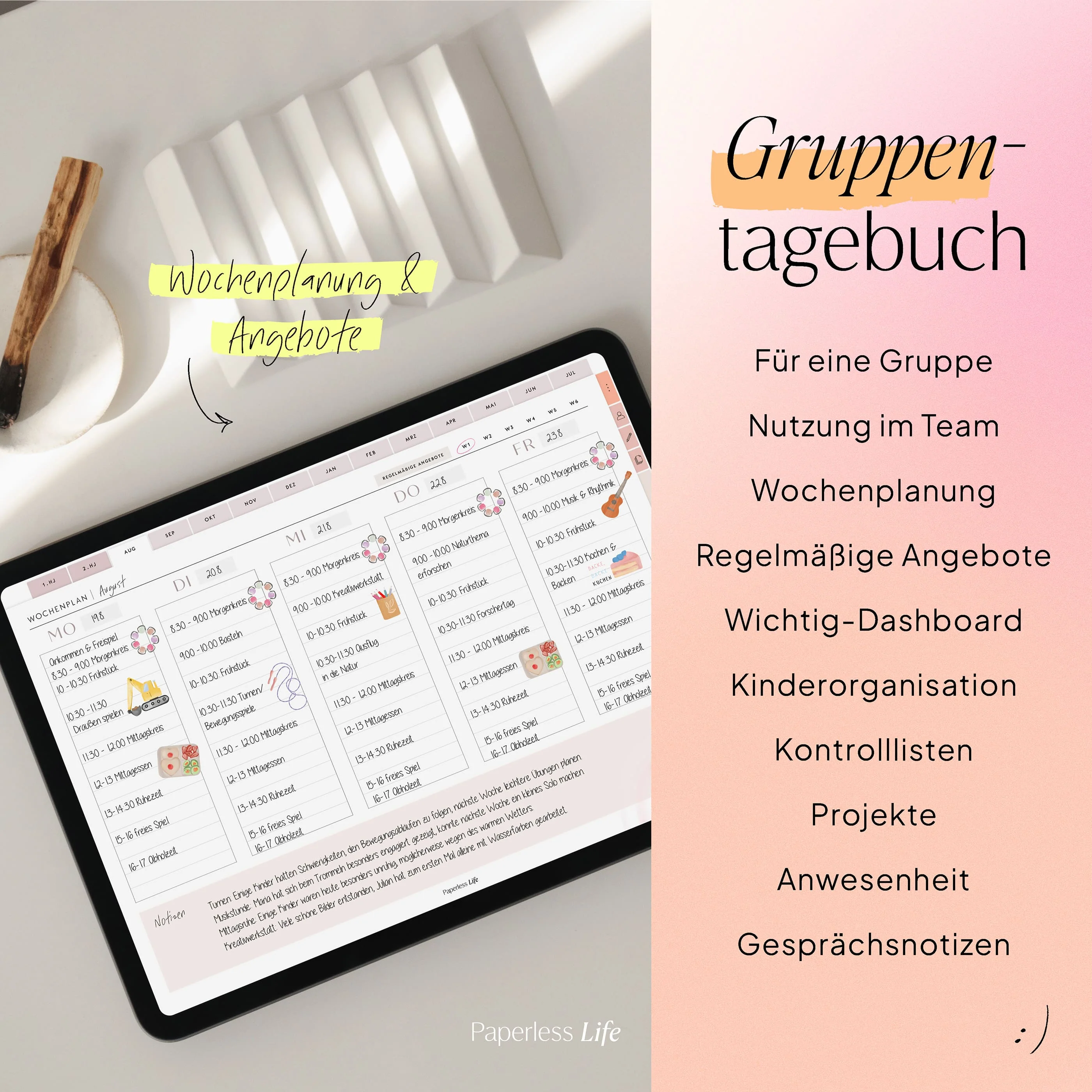 Kita-Bundle | Kitaplaner 25/26 und Grupptentagebuch - Image 6