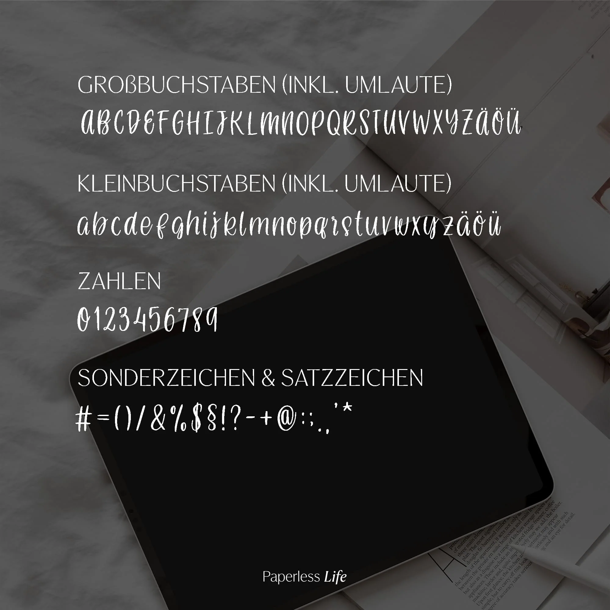 Schriftart "Paperless Curl" - Image 2