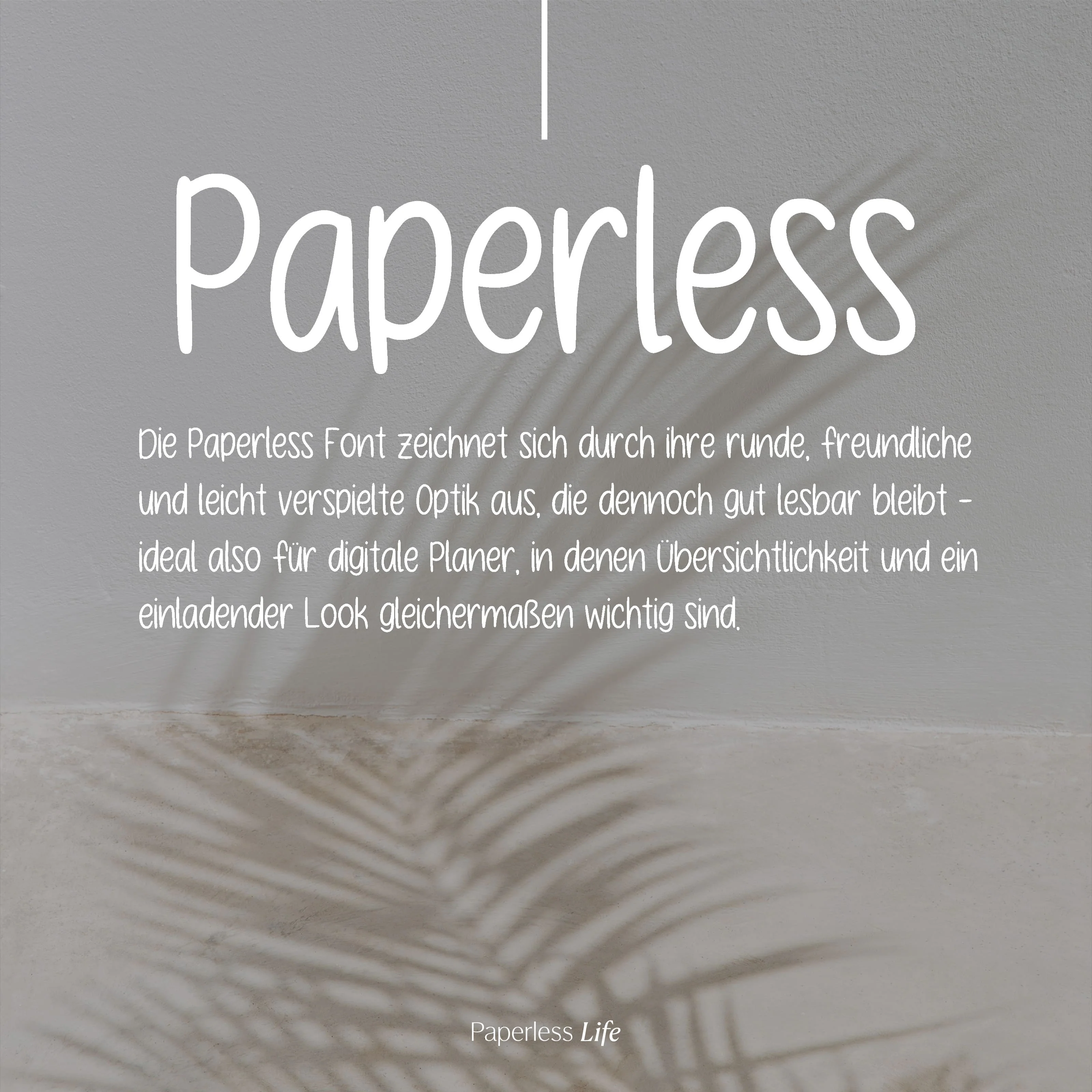 Schriftart "Paperless"