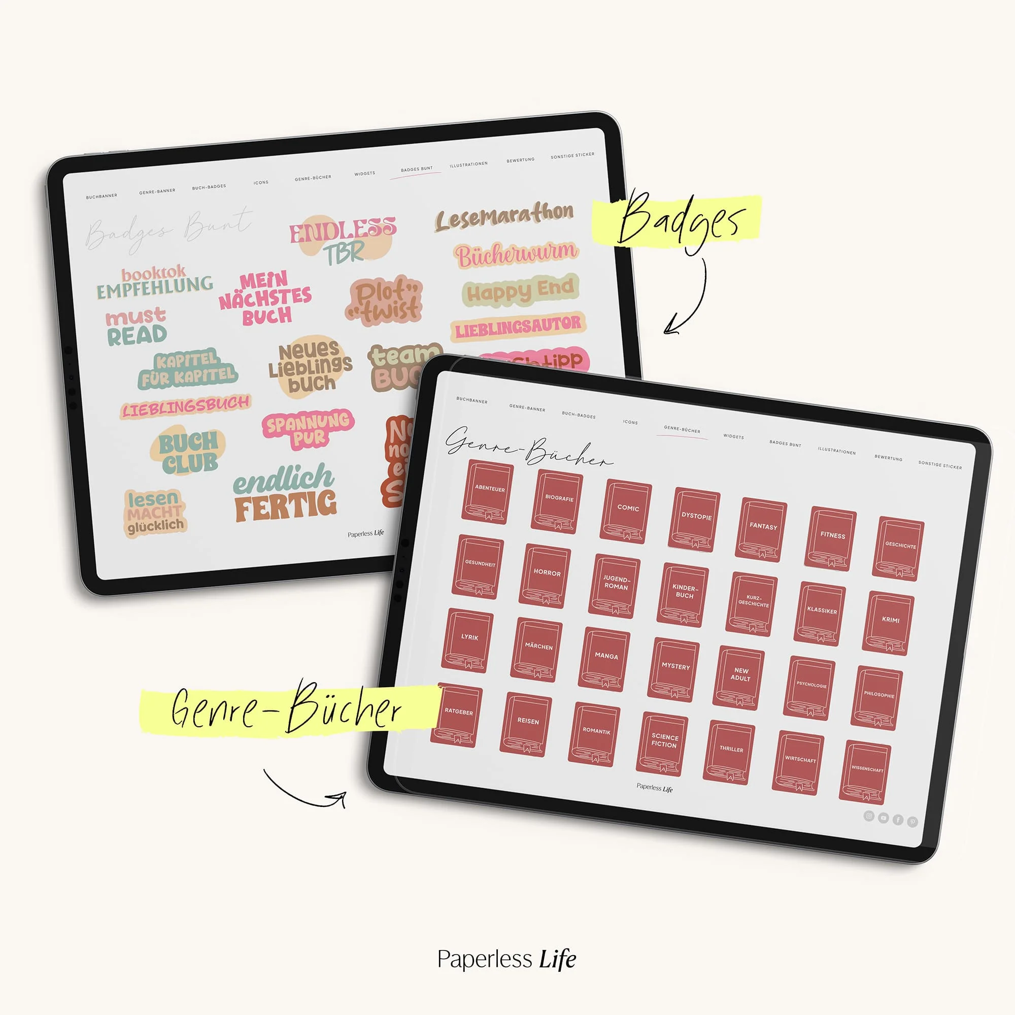 Digitale Sticker | Reading Journal Sticker - Image 6