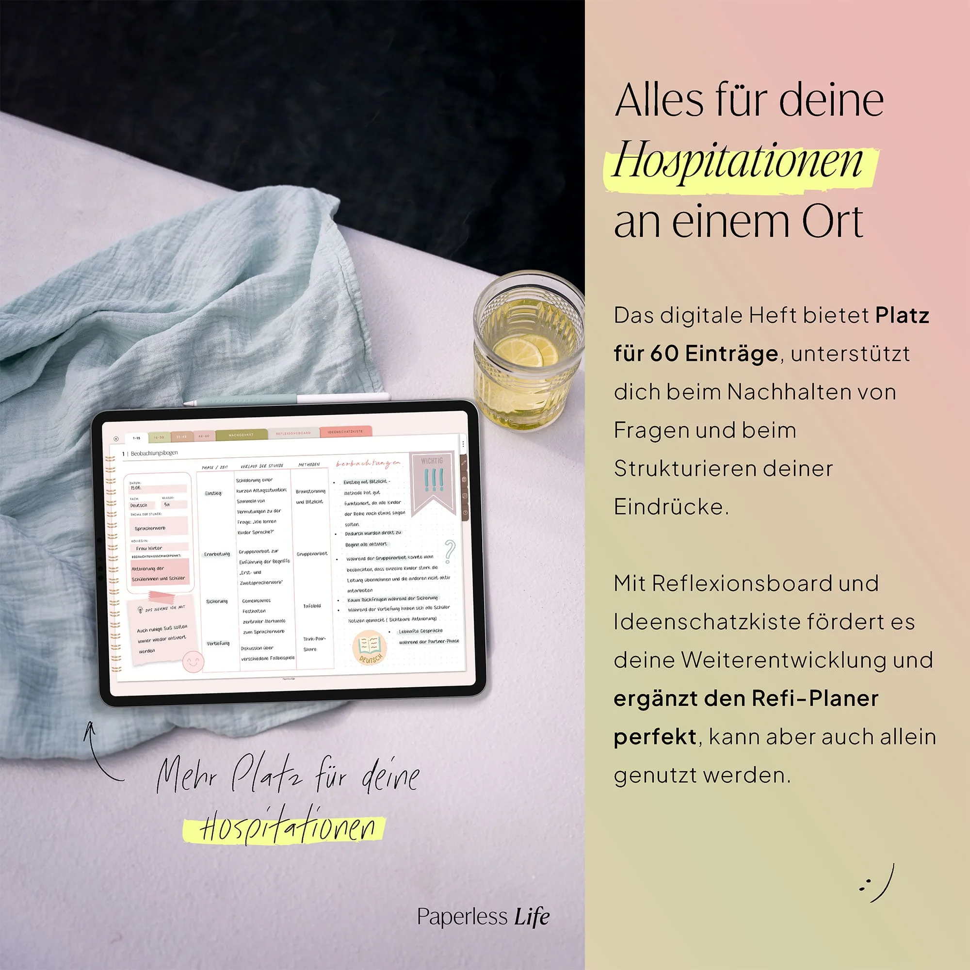 Digitales Notizbuch für Hospitationen - Image 3