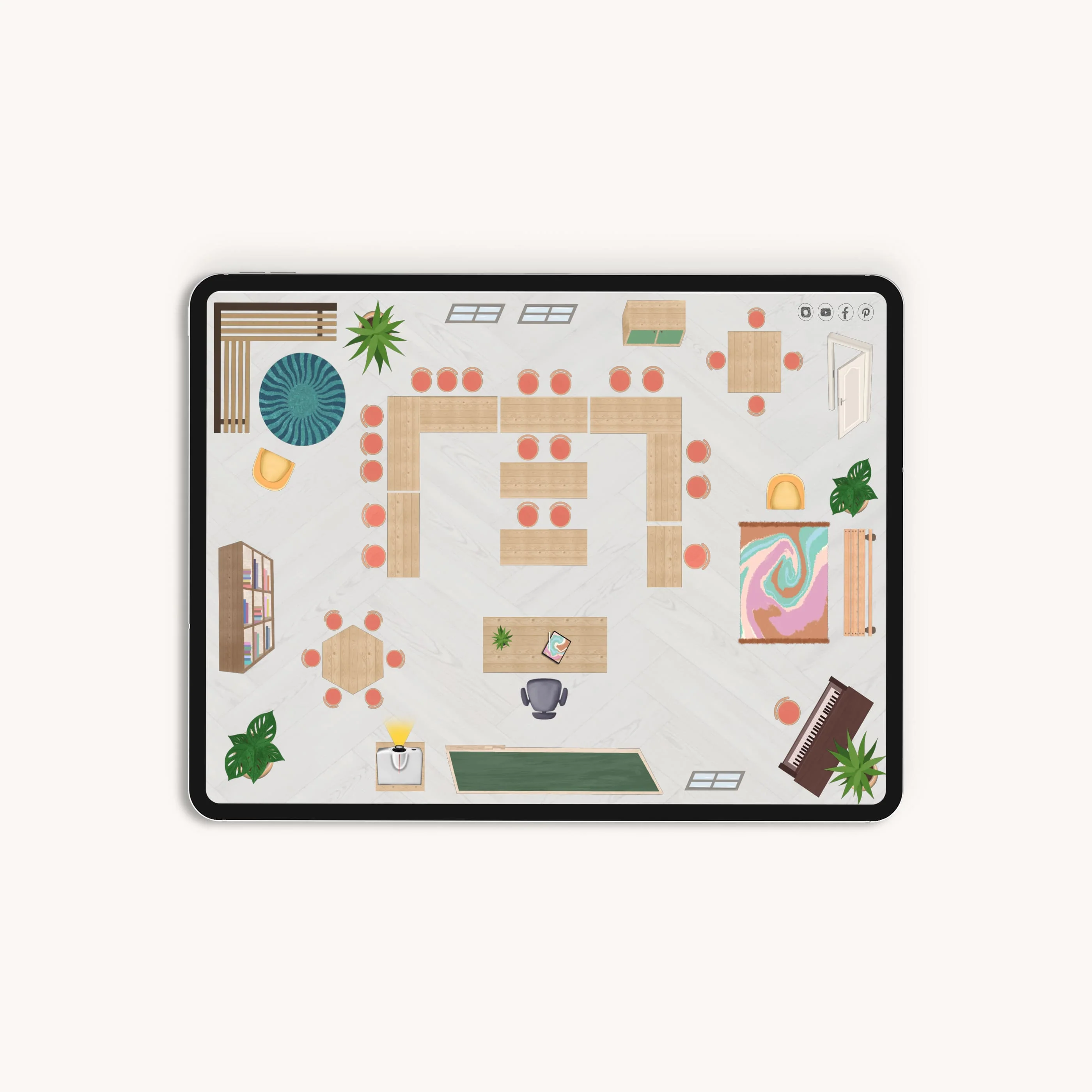 Digitale Sticker | Sitzplan 2026